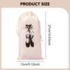Dance Shoe Bag Spacious Ballet Shoes Storage Pouch for Travel Teens Beginners