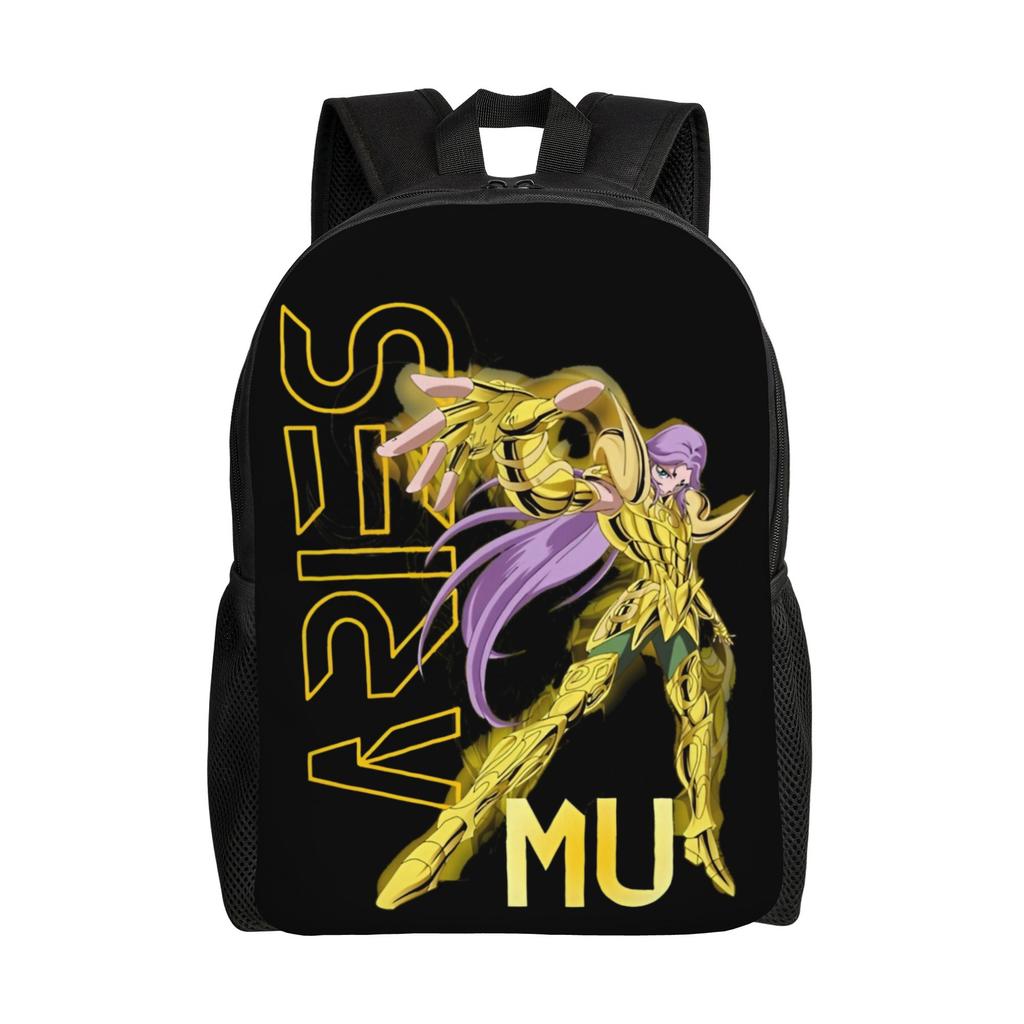 Knights of the Zodiac Backpack  Ita Bag  Mochila Portable Campus Sturdy Shoulder Rucksack