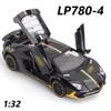 RUM1:32 Scale Lamborghini Aventador LP780-4 Alloy Car Model Light & Sound Effect Diecast Car Toys for Boys Baby Toys Birthday Gift Car Toys Kids Toys