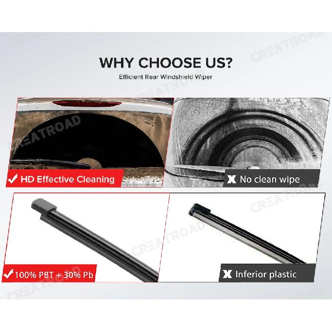 Wiper 13" Rear Wiper Blade for KIA Niro 2016 - 2020 Windshield Windscreen Rear Window