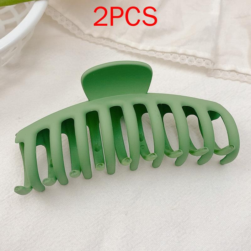 (87 Styles) 2pcs/ Set New Large Jelly Color Hair Clip Acrylic Hair Claw Shark Clamp For Women Girls Fashion Summer Updo Headwear Hair Accessories