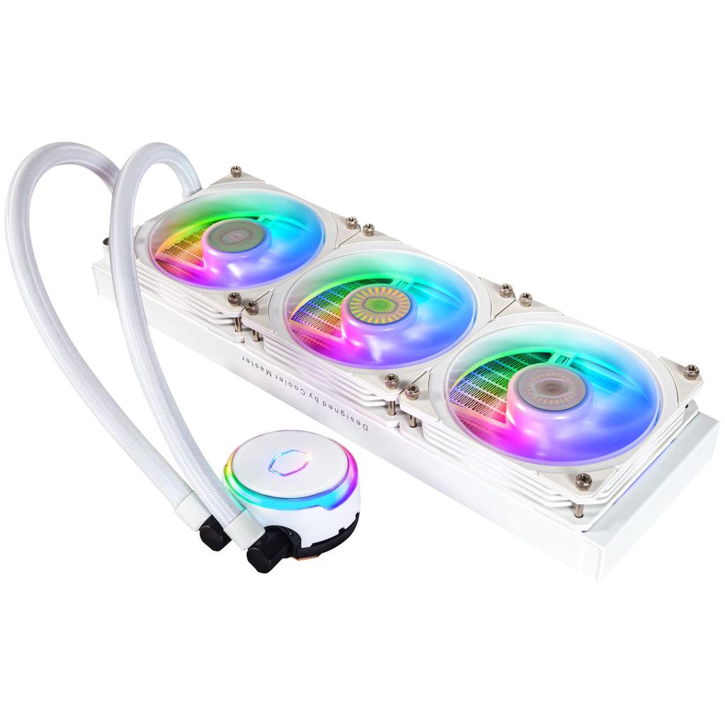 Cooler Master MasterLiquid PL360 Flux White Edition All-in-One Liquid CPU Cooler, High-End Model MLY-D36M-A23PZ-RW FN1888