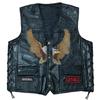 Vesta Street Punk Vesta Bunda bez rukávů Harley Motorcycle Badge Vyšívaná vesta