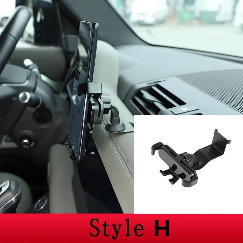 

Carbon steel For Land Rover Defender L663 90 110 130 2020-25 Car Mobile Phone Holder Navigation Bracket Interior Car Accessories