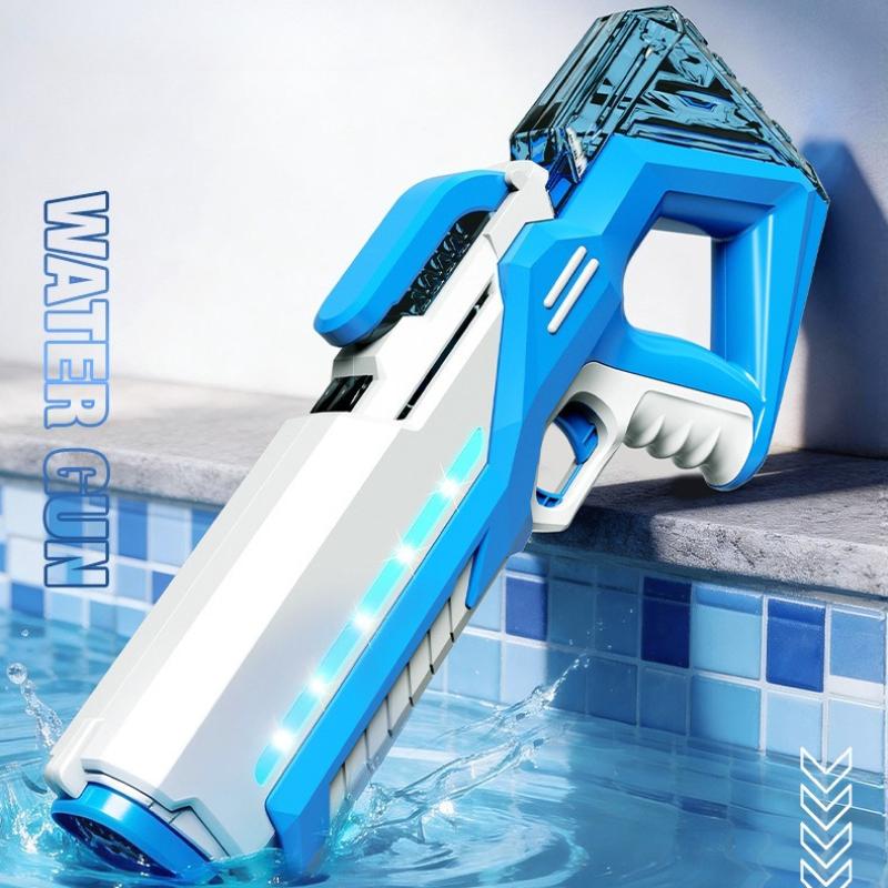 Automatic Absorption High-Pressure Water Gun Electric Generator Motor Watergun Outdoor Beach Toy Summer Kids Water Battle Game