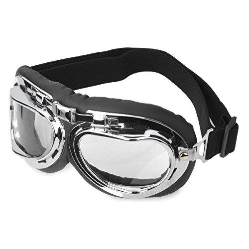 

Sentaku Прозрачные поликарбонатные линзы Защитные мотоциклетные очки Складные мотоциклетные очки (Серебряный) серебряный