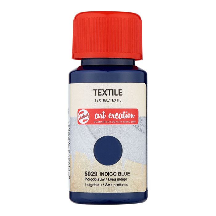 Peinture pour textile - bleu indigo - Talens Art Creation - 50ml