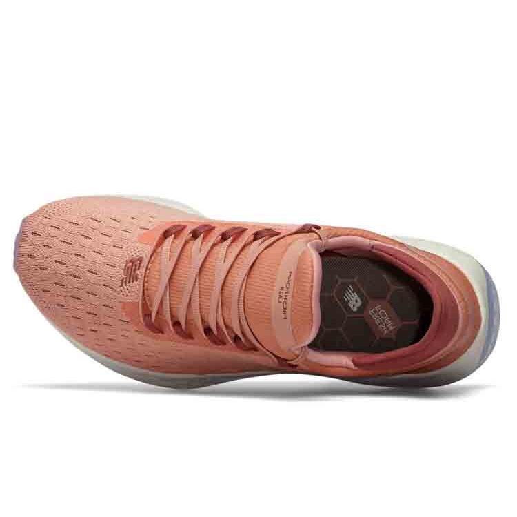 New Balance Lazr V2 Bequeme Langlebige Low-Top Marathon-Laufschuhe Damen Sneaker Hellorange WLZHKLC2