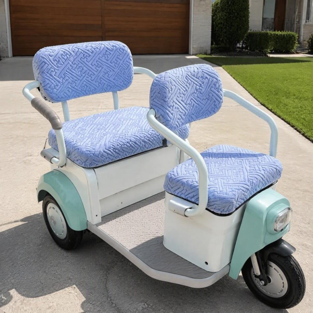 Universal Fit Electric Tricycle Seat Cover Leather Seat Cover Electric Tricycle