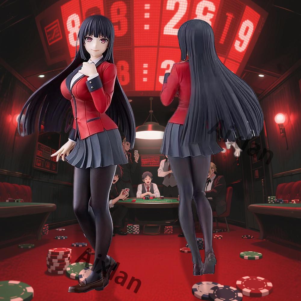17cm ARTFX J Kakegurui Anime Figur Jabami Yumeko PVC Action Figur Sammlerstück Spielzeug Geschenk Ornamente Puppe Spielzeug