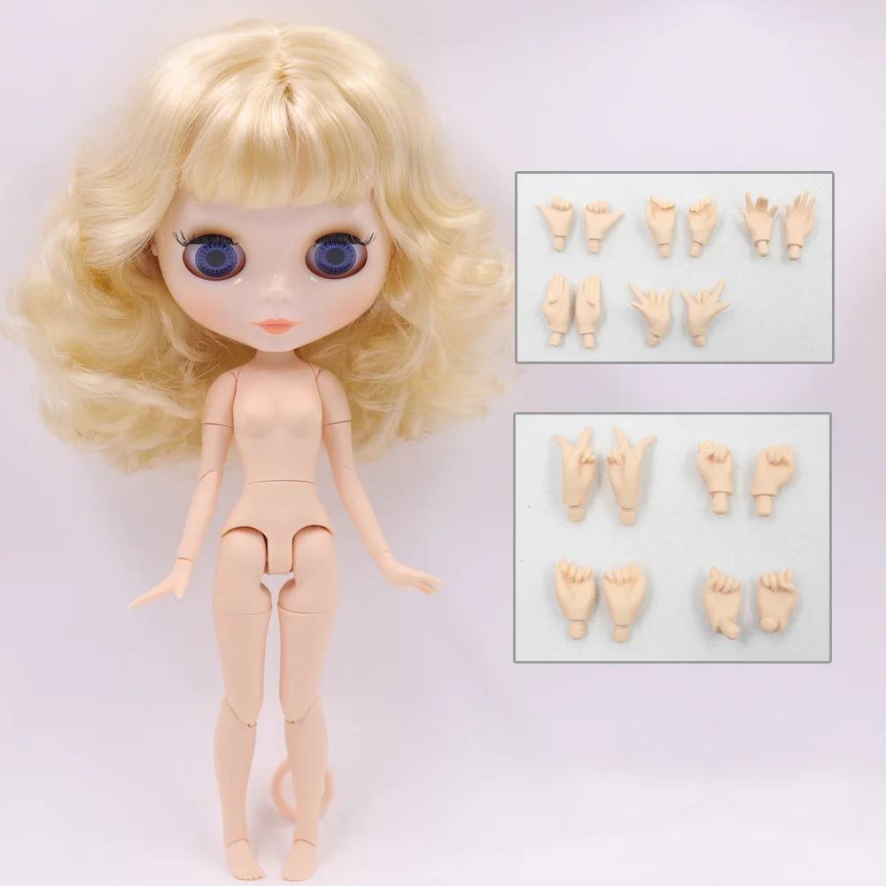 

ICY DBS лялька Blyth 1/6 bjd іграшка шарнірне тіло біла шкіра глянсове та матове обличчя 30см аніме лялька doll and hands AB