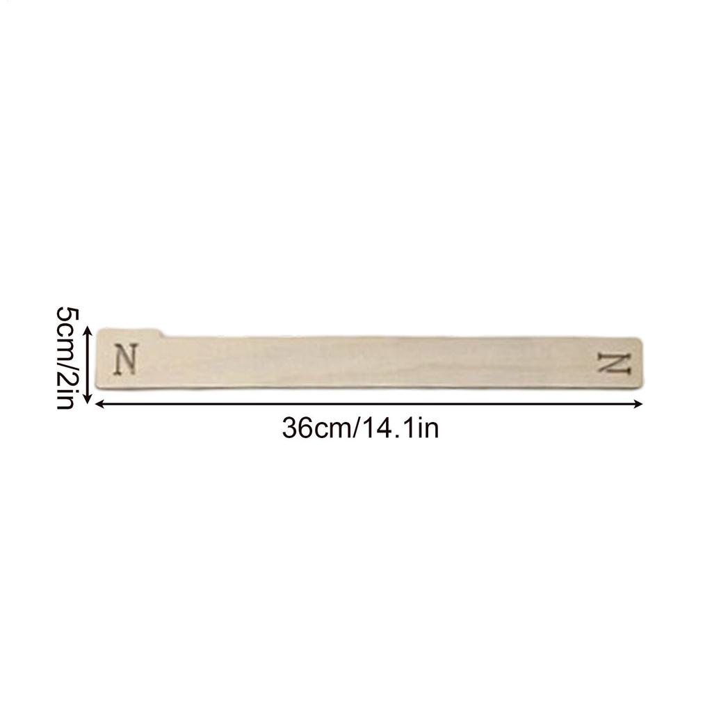 26 Pcs Wood Vinyl Record Dividers A-Z DVD Organizer Dividers File Dividers with Alphabet Tabs Cd Record Index Card
