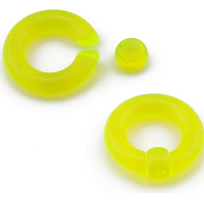1Pair Acrylic BCR Big Large Size Giant Captive Bead Ring Ear Tunnel Plug Expander Guauge Male Nose Ring Piercing Body Jewelry