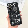 Hülle Für Oppo Realme C67 4G RMX389 Handyhüllen Schwarze Katze Mondnacht Weiches Silikon Stoßfeste Rückabdeckung Für RealmeC67 4G Funda