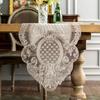 Table Flag Nordic Light Luxury Tea Table Table Flag Lace Dining Table Decoration Cloth Long Strip Table Cloth Shoe Cabinet TV Cabinet Cover Cloth