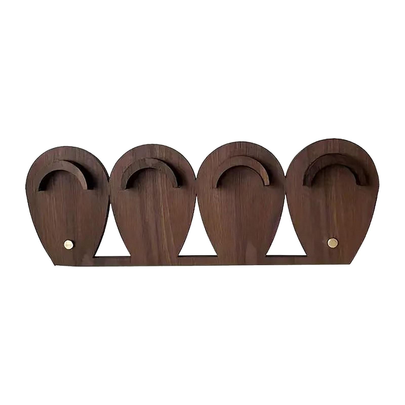 

Деревянная подставка для браслетов с несколькими отверстиями – Доска-органайзер для украшений для подарков маме или жене One Size