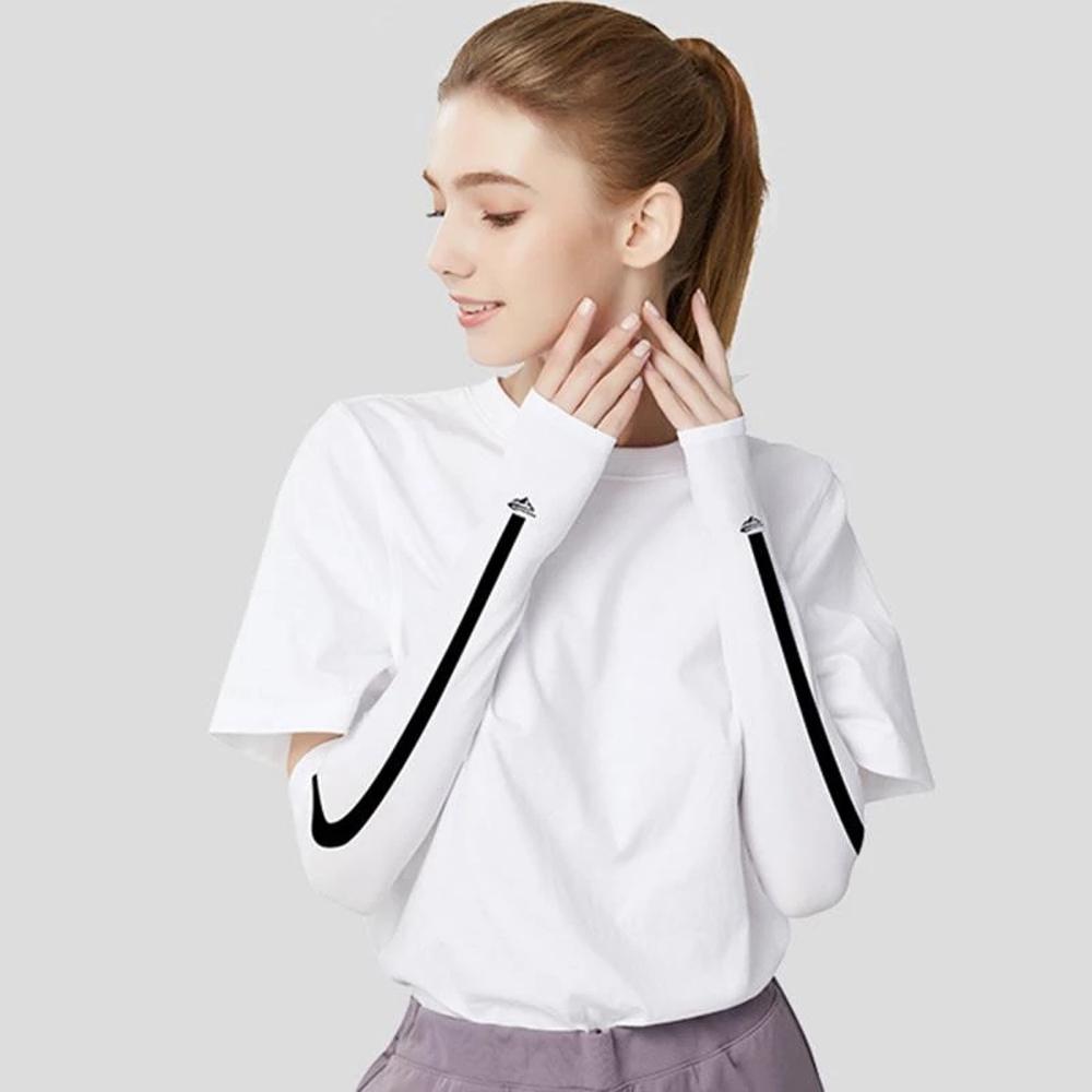 Dry Anti-slip Arm Warmer UV Sun Protect Cycling Arm Sleeves Sunscreen Sleeve Ice Silk Sleeve