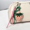 Yogodlns 1pcs Bag Pendant Cut Strawberry For Women Couple Car Decoration Jewelry Gift Accessories Backpack Pendant