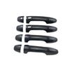 4PCS Bright Black Door Handle Covers 4 Doors For Toyota Hilux N80 2015-