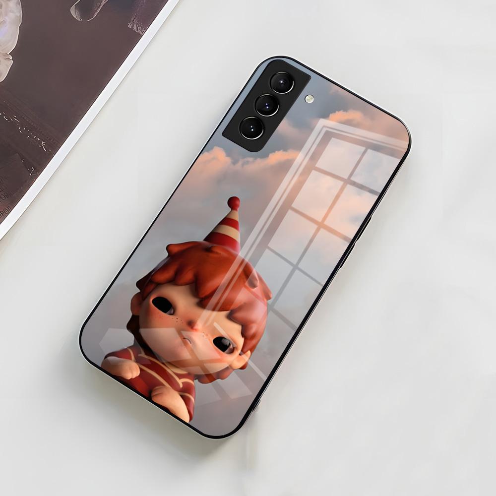 Cute H-HIRONOS Boy Phone Case For Samsung A56 A36 A26 A16 A15 A25 A35 A55 A14 A34 A24 A54 Glass Case