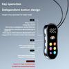 Card Insertion Lavalier Bluetooth Earphones LED Screen Wireless Headphones  K-song