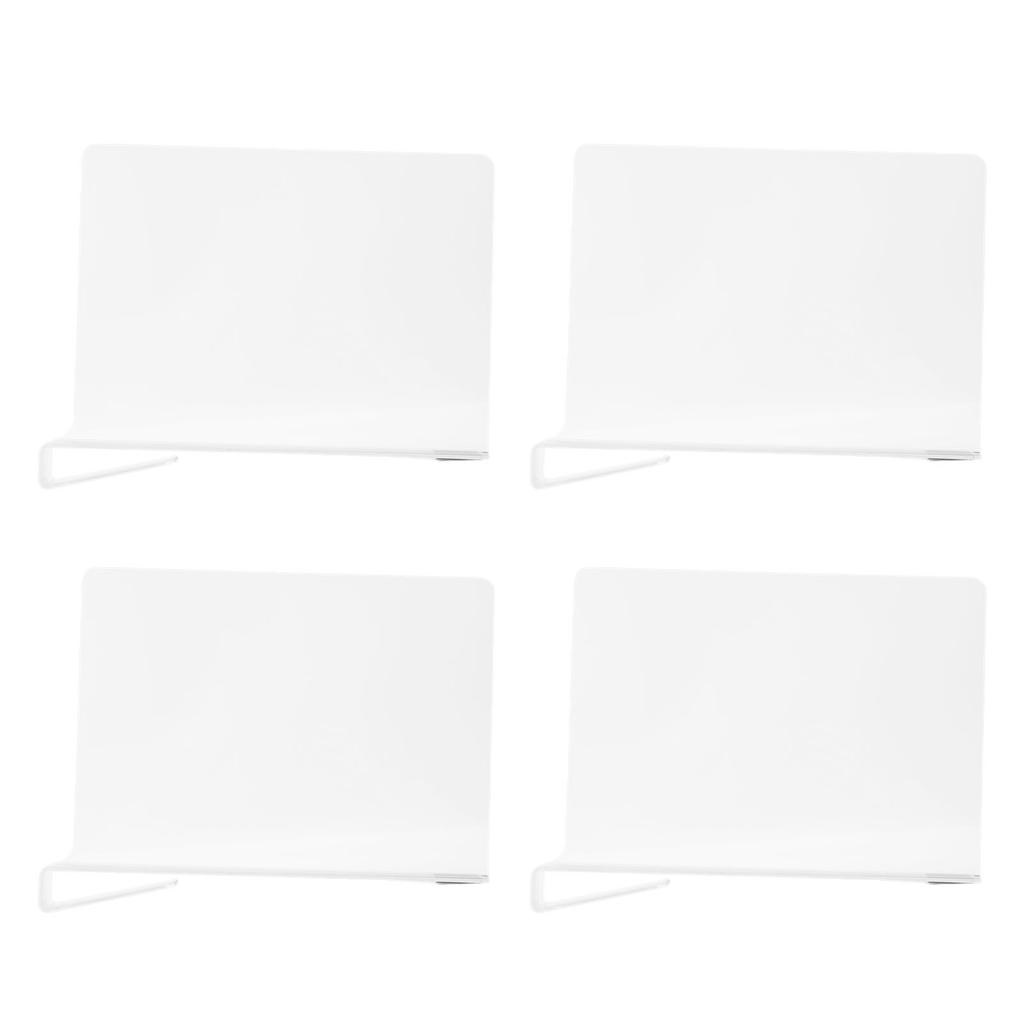 Closet Shelf Divider PET Transparent Purse Closet Organized Closet Shelf Separator for Wardrobes Books Shelves