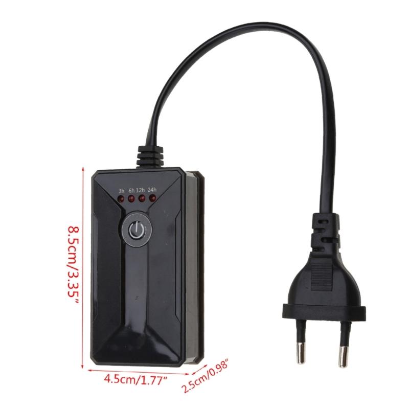 4 Voreinstellungen Mechanische Zeitschaltuhr Steckdose 100W 3H/6H/12H/24H Tageszyklus Für Aquarien Lichter Streifen Hydroponik Ventilator 110V 220V