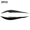 Headlight Eyebrow 1 Pair (Left Right) 40*5*5cm ABS Plastic