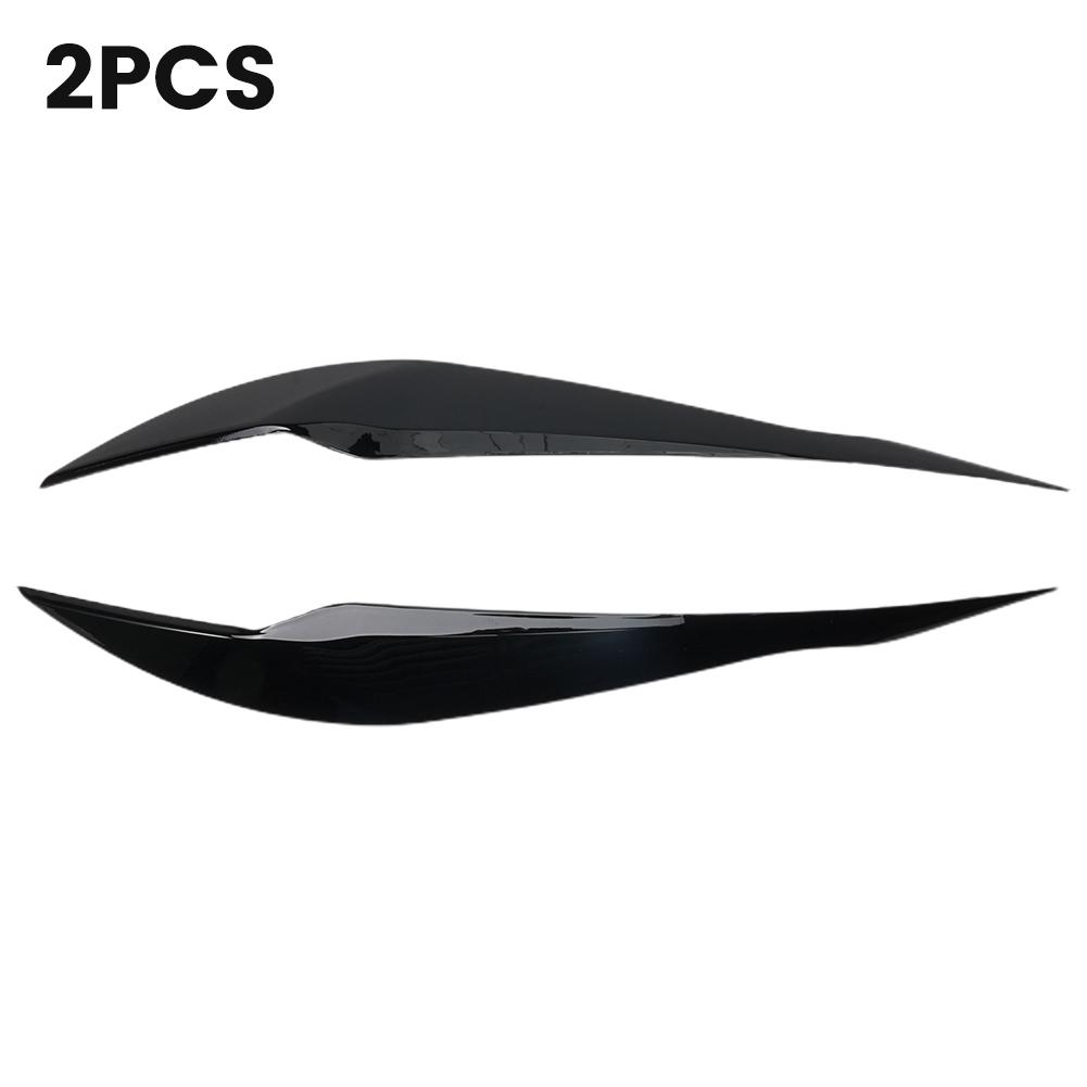 Headlight Eyebrow 1 Pair (Left Right) 40*5*5cm ABS Plastic