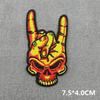Cartoon Patch Diy Embroidery Patches For Clothing Stripes Badge Letterdice Patches For Jacket Iron On Patch On Clothes