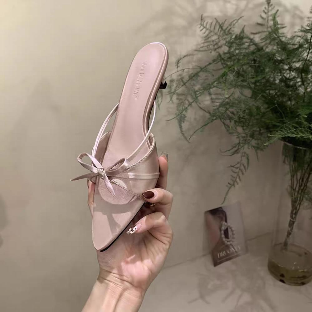 

Женские туфли-лодочки Весенние сексуальные босоножки с острым носком Вечерние женские туфли на высоком каблуке Модная свадебная обувь для невесты Zapatos De Mujer 42 розовый