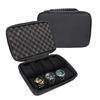 Portable Watch Storage Case Organizers Secure Zippered 8 Slot Box Pouch for Smartwatch Jewelry Small Items Accessories