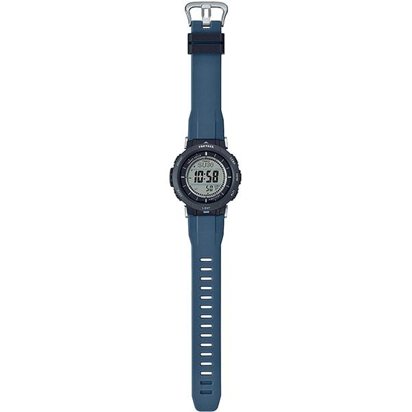 Casio PRO TREK PRG-30-2JF [PROTREK Camper Line Orologio solare modello piccolo da uomo con cinturino in gomma] Rotondo blu navy