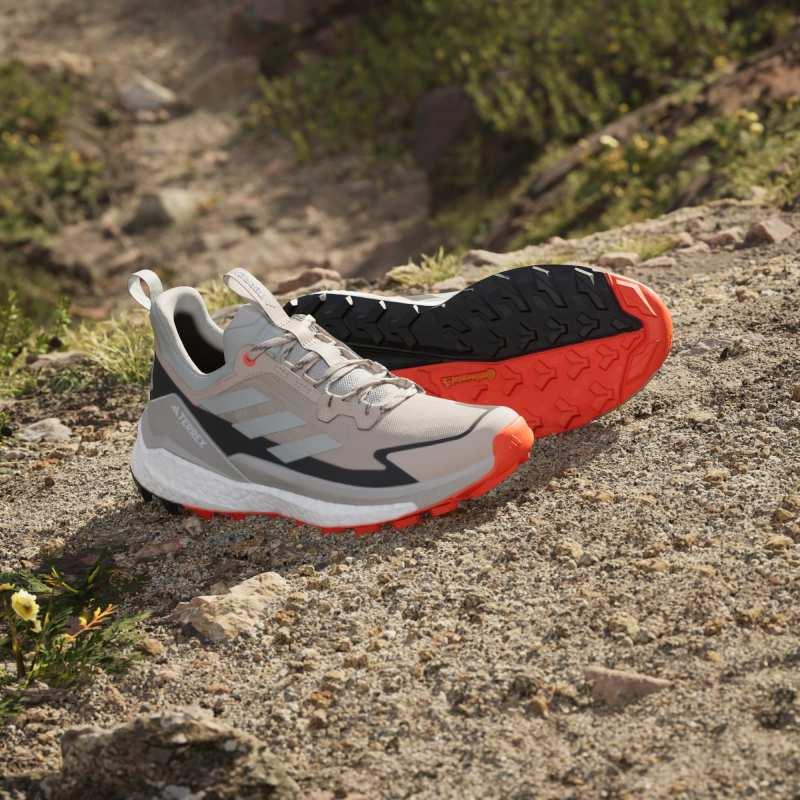 Adidas Terrex Free Hiker 2.0 Low Wonder Beige Core Black Semi Impact Orange Women's Sneakers IE5121