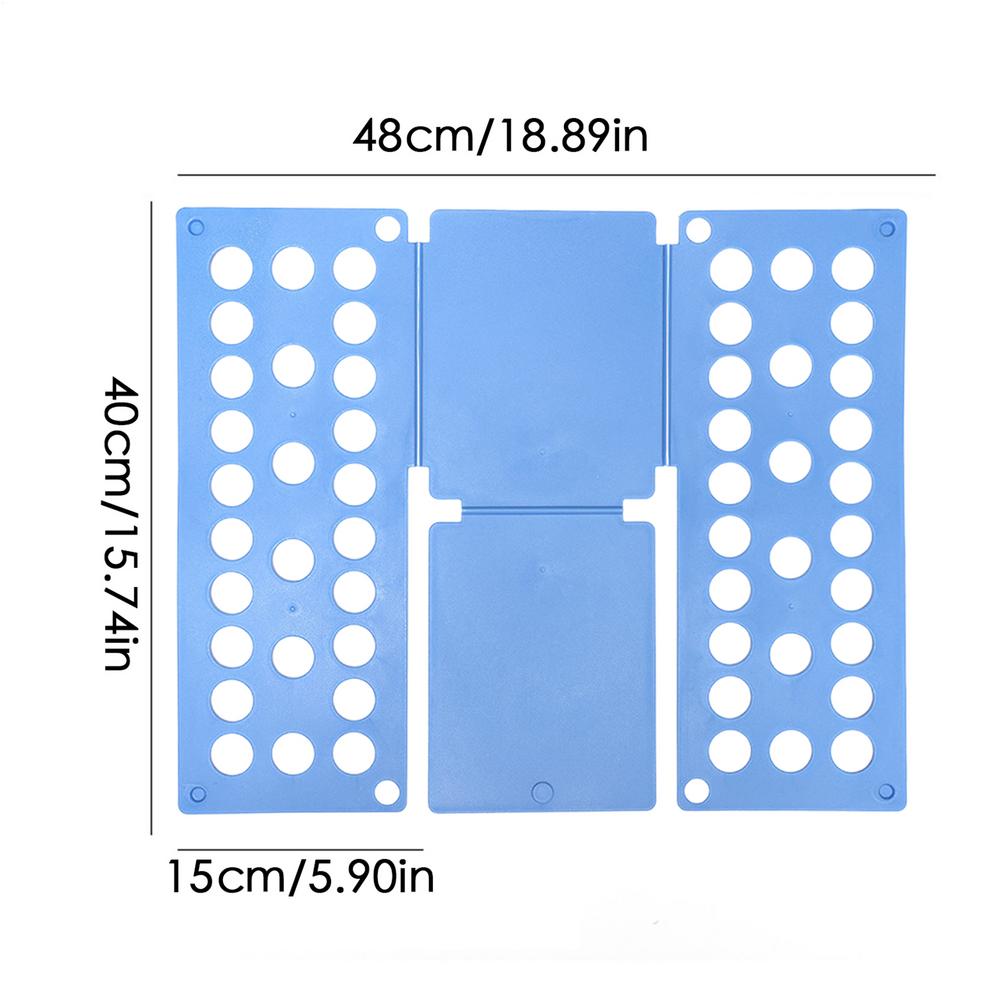 Easy-Fold Plastic Laundry Board for Kids and Adults Home Shirt Folding Storage Tool Quick Clothes Organizer Fold Helper