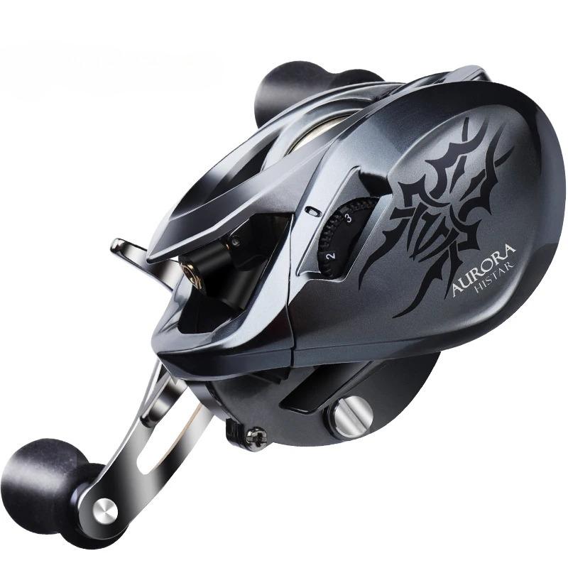 Water Dropper Reel Explosion Protection Line Metal Rotor Double Spool Long Casting 7.3:1 High Ratio 8kg Drag Powe Baitcasting Fishing Reel Lure Reel