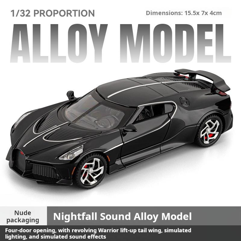 1:32 BGT Voice of the Night Exquisite Alloy Simulation Super Sports Car Toy Ornament Collectible Desktop Decoration collectible
