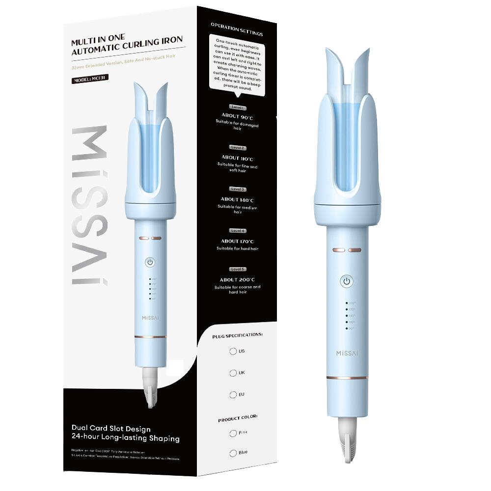 Professional Hair Curling Iron Wand Ceramic Electric Salon Styling Tool 5 gears temperature control Small Curly Crimping Iron