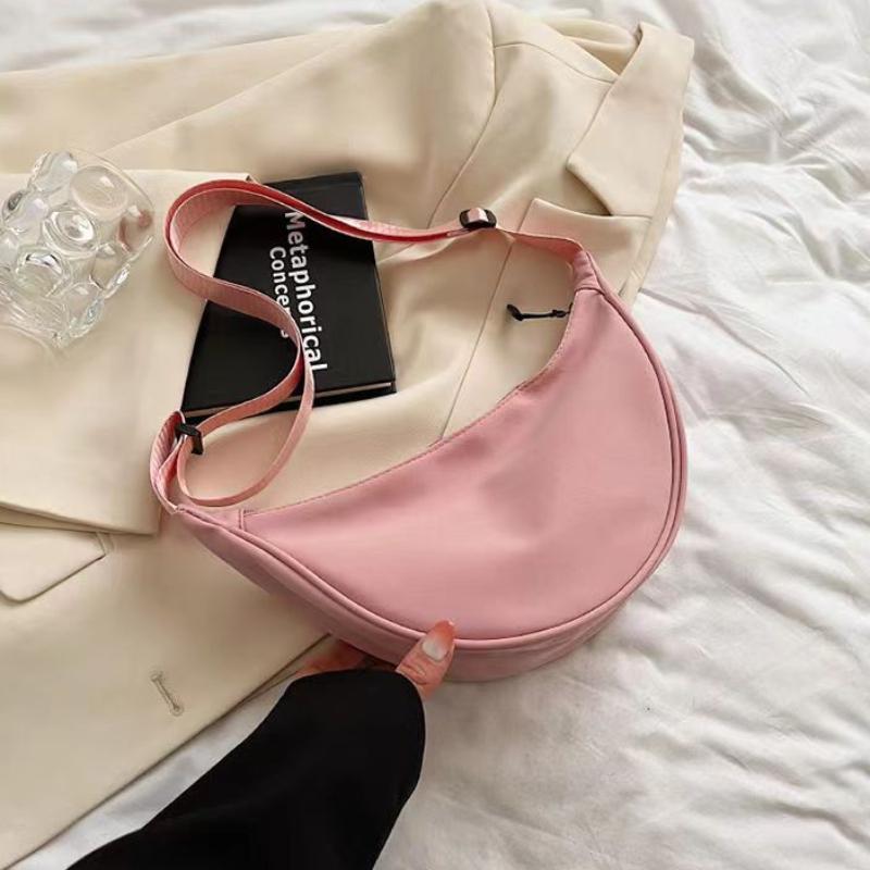 

Летние универсальные сумки из нейлона в форме пельменей для студентов, сумки через плечо с креплением под мышкой, персонализированные легкие дорожные сумки для выхода в свет