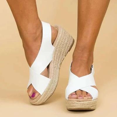 Women Sandals 2024 New Women Heels Summer Sandals Platform Sandalias Mujer Soft Wedges Shoes for Women Summer Footwear Sandalias