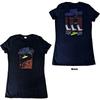 Foo Fighters Ladies Slim Fit T-Shirt: UFOS 2015 European Tour OFFICIAL NEW