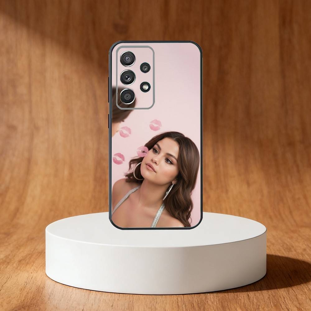 Singer S-Selena Gomez Phone Case For Samsung S25,S24,S21,S22,S23,S30,Ultra,S20,Plus,Fe,Note,10,9,5G Black Cover