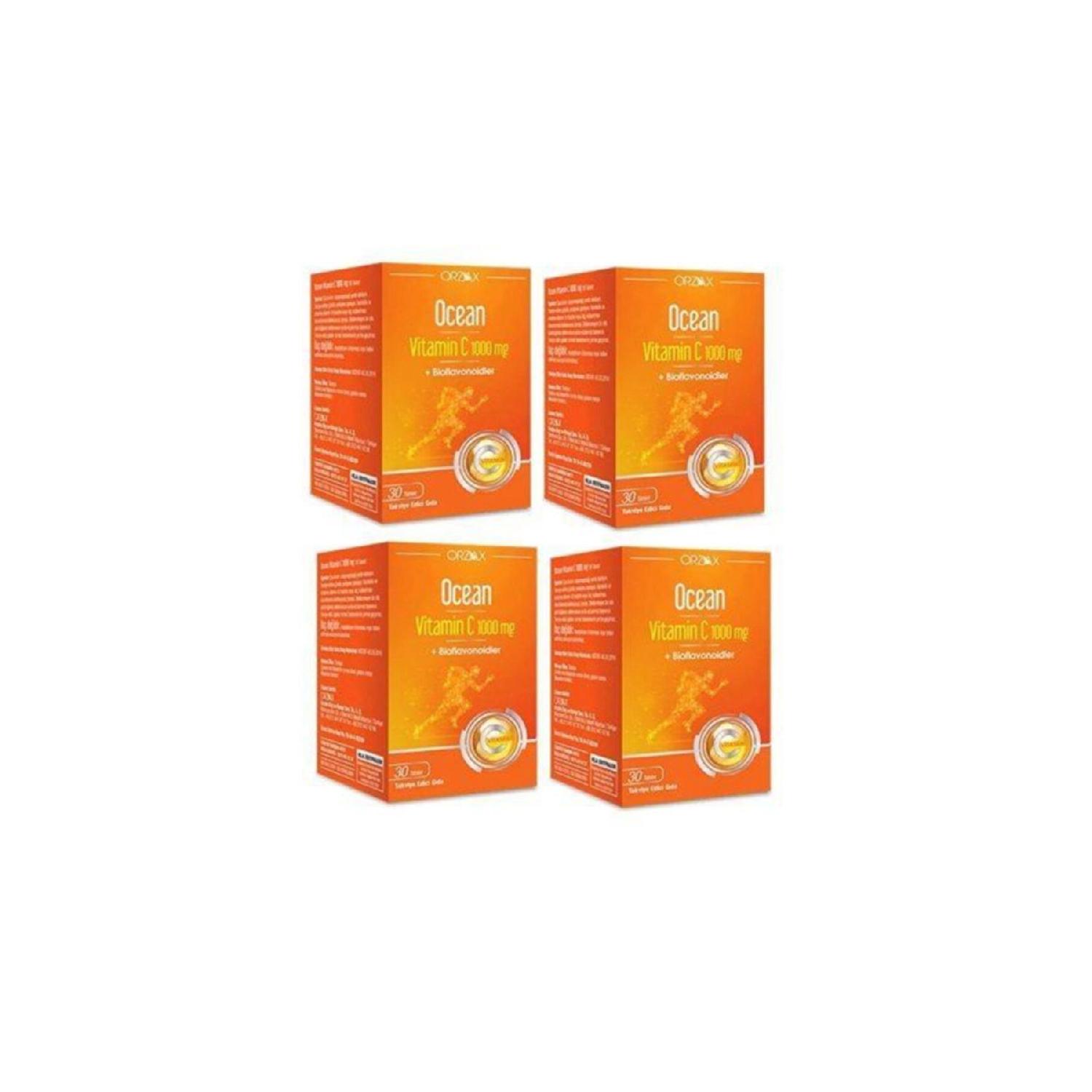 

Vitamin C 1000 Mg 30 Tablets 4 Boxes