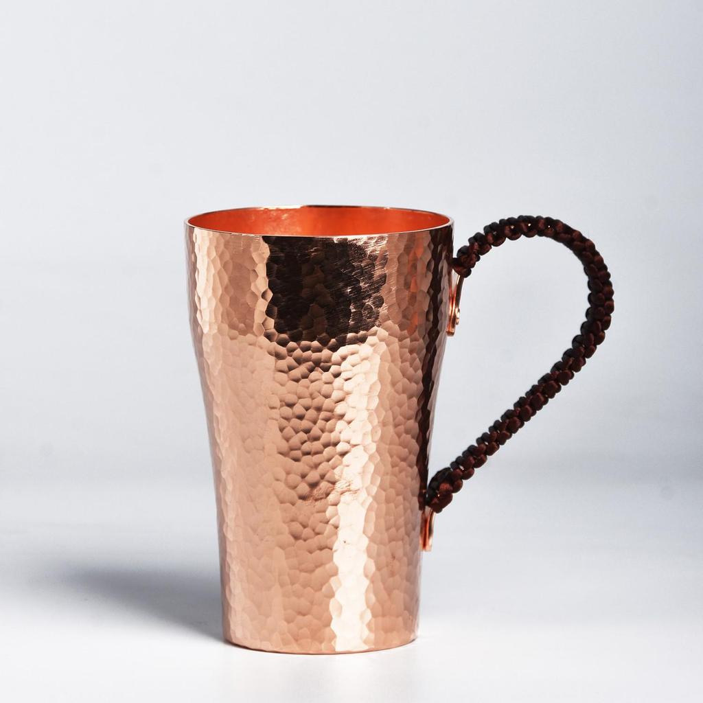 Reine Dickwandige Kupferbecher für Kaltgetränke, Bier, Personalisierte Kaffee-Dosierung.