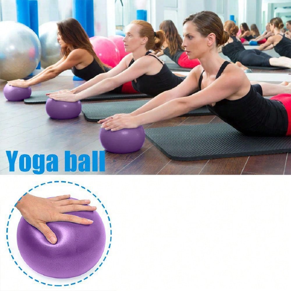 1PC 25cm Pilates Yoga Ball Gym-Grade Childbirth Ball, Suitable For Pregnancy, Fitness, Balance, Home Exercise, Office