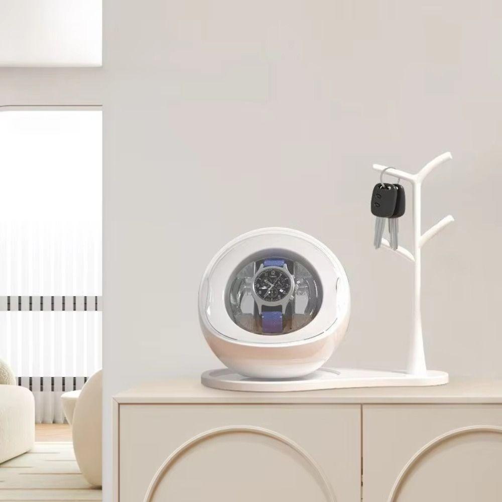 Silent Motor Watch Winder Dual-use for Charging and Plugging Mechanical Watch Winder Home Travel