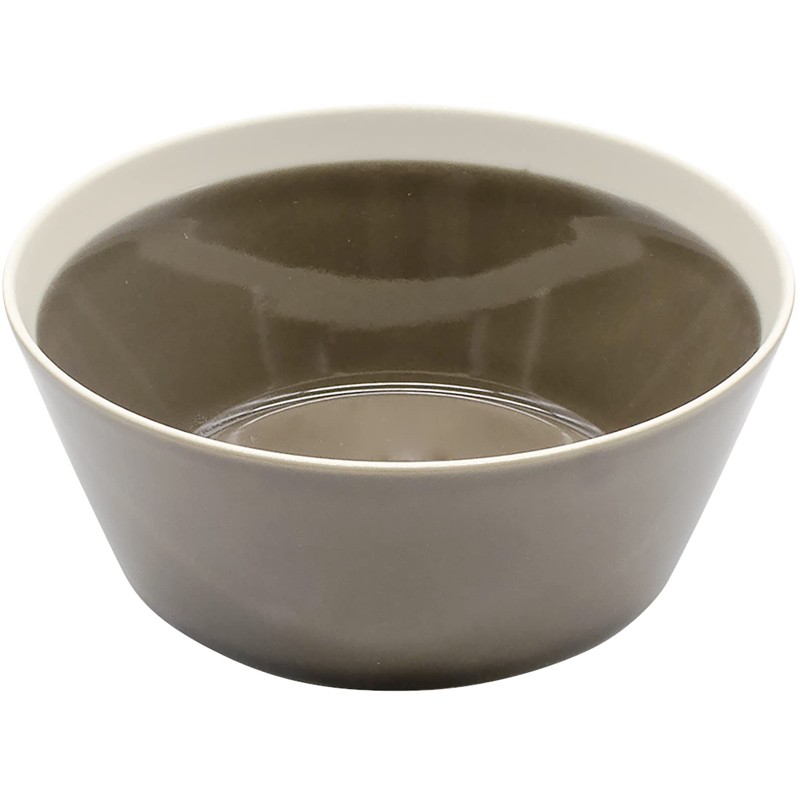Yumiko iihoshi porcelain x Kimura Glassware Small Bowl 5cm High x Diameter Made in Japan 255138 Brown (Fawn Brown) Approx. 12.5cm