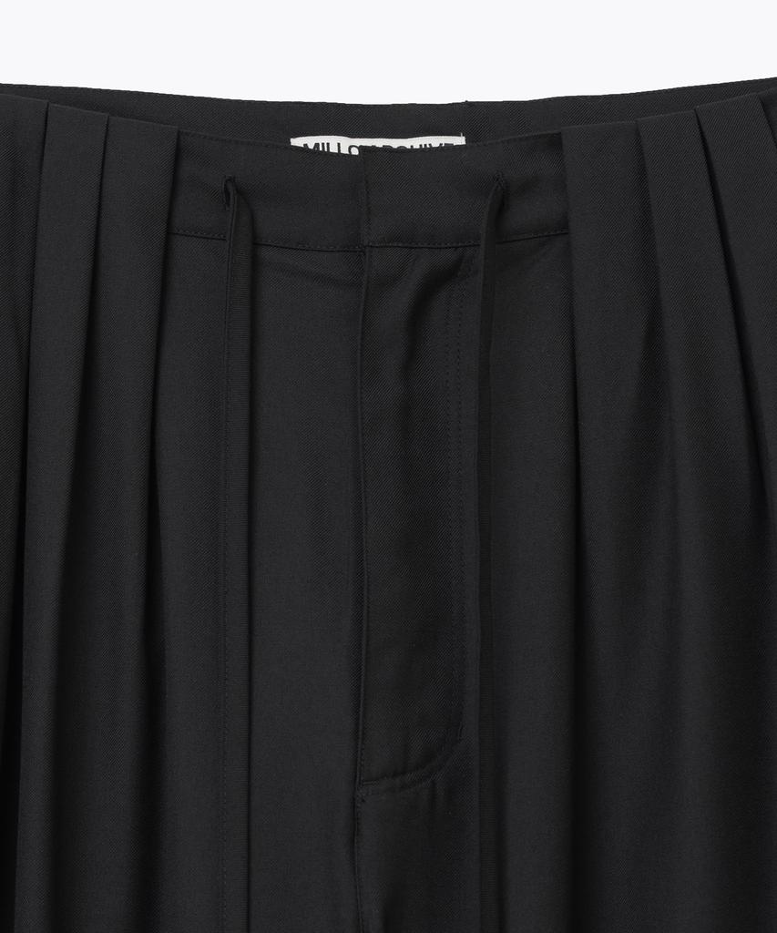MILLO ARCHIVE Urbanant Curved String Pants [Black]