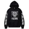 New Anime Manga Print Unisex Hoodie Sweatshirt Round Neck Full Sleeve Long-lasting Polyester Fiber Cursed Battle Animation
