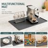 Non Slip Silicone Coffee Mat Heat Resistant Dish Drying Mat Accessories Bar Mat  Coffee Station